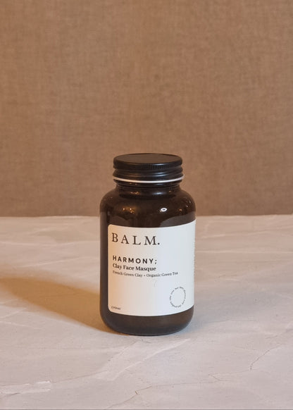 HARMONY; French Green Clay + Organic Green Tea Face Masque