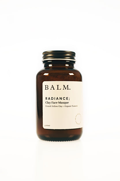 RADIANCE; French Yellow Clay + Organic Tumeric Face Masque