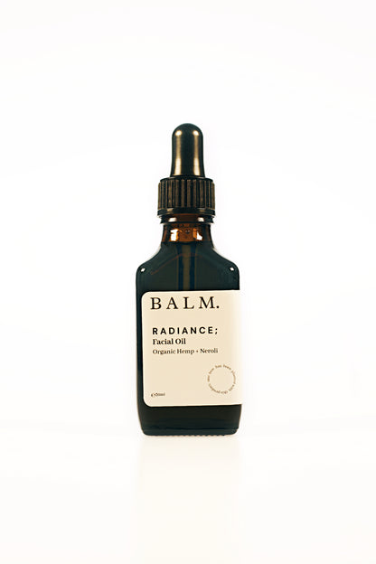 RADIANCE; Organic Hemp + Neroli Facial Oil