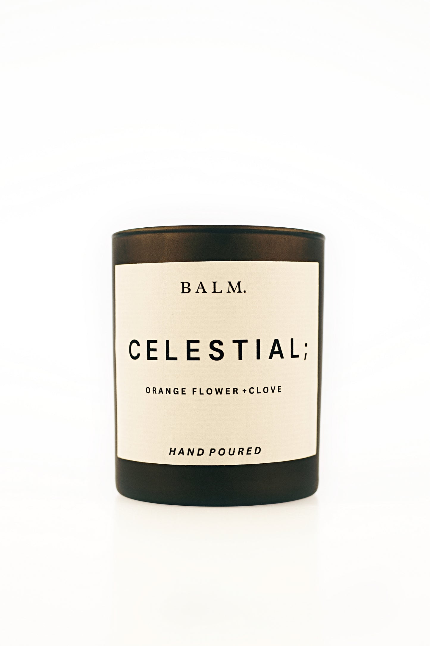 CELESTIAL; Orange Flower + Clove essential oil candle